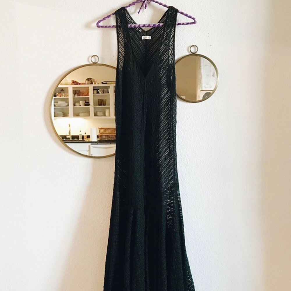 Free People Victorian lace maxi